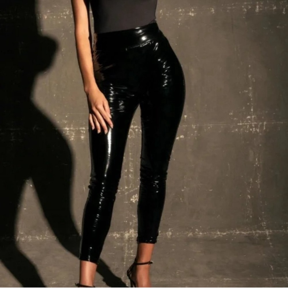 MESHKI Patent Leather Skinny Pants